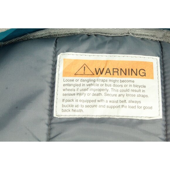 LL Bean Unisex Adult Weatherproof Deluxe Book Pack 37L School Backpack Teal - Picture 11 of 12